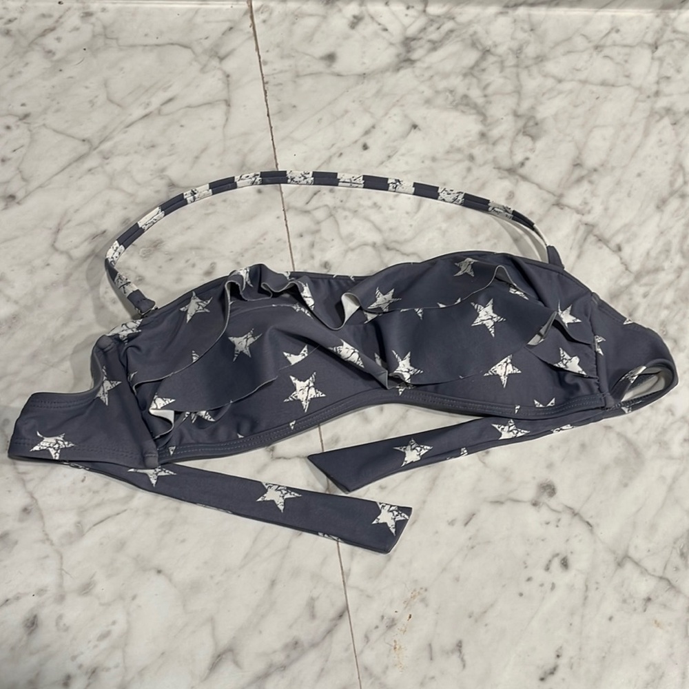 Strapless / halter tie back bikini top